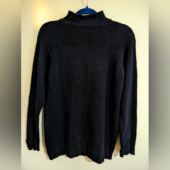 VINTAGE LAUREN RALPH LAUREN ANCHOR ⚓ THICK NAVY NAUTICAL SWEATER P - Picture 3 of 5